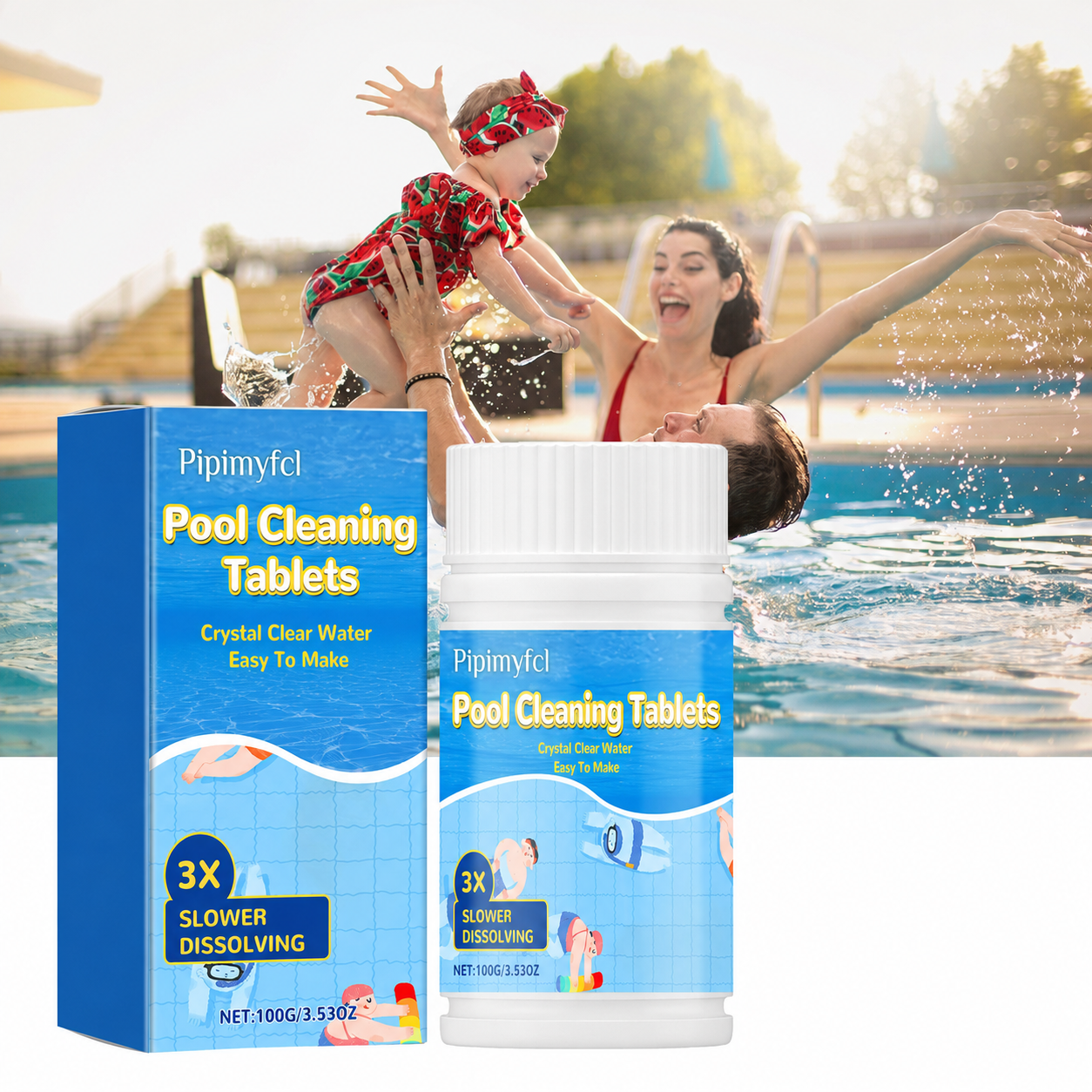 The Next-Gen Pool Purifier is here โจ 2X Stronger Algae Control, Gentle & Safe for Kids! ๐จโ๐ฉโ๐งโ๐ฆ