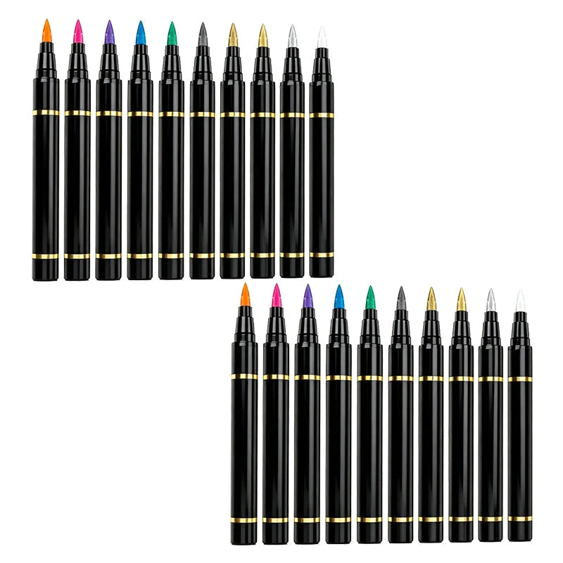 ✨ Glow Tattoo Pens – UV Neon Colors for Parties & Festivals, Waterproof & Easily Washable