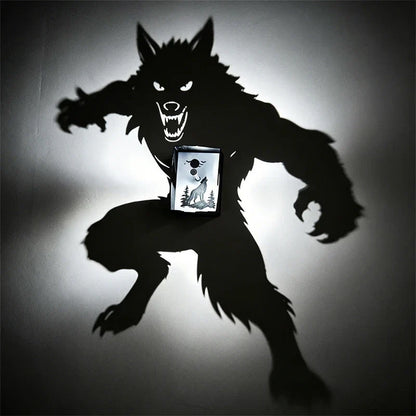 3D Halloween Shadow Lamp