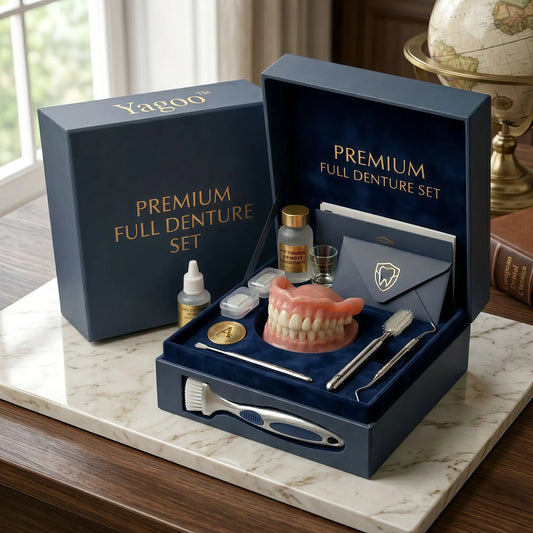 Newly upgraded second-generation YagooTM complete dentures