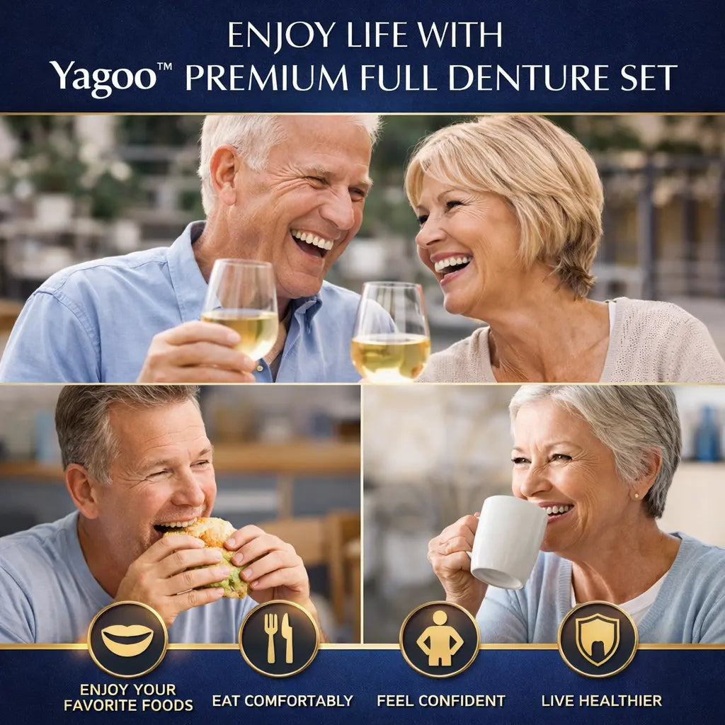 Newly upgraded second-generation YagooTM complete dentures