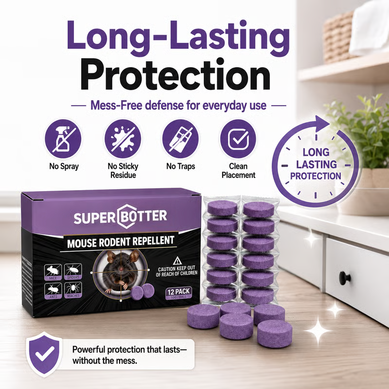 🔥70% OFF - 💊All-Natural Peppermint & Cinnamon Pest & Rodent Repellent Pucks