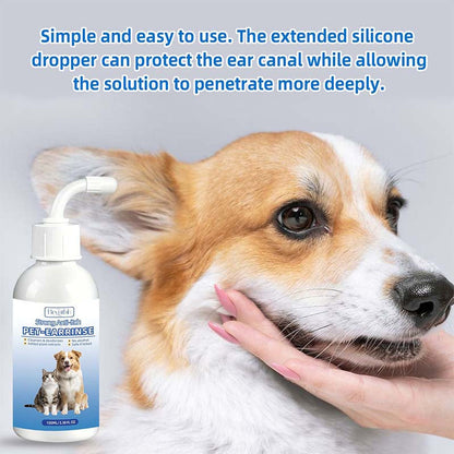 Gentle Pet Ear Wash | Odor-Free Cleaning for Dogs & Cats🌿