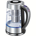 Electric Kettle, 60.87oz Electric Glass Kettle with 12 Temperature Controls, 24-Hour Keep-Warm, Stainless Steel Filter And Inner Lid, Glass Kettle for Coffee, Tea, And Powdered Milk