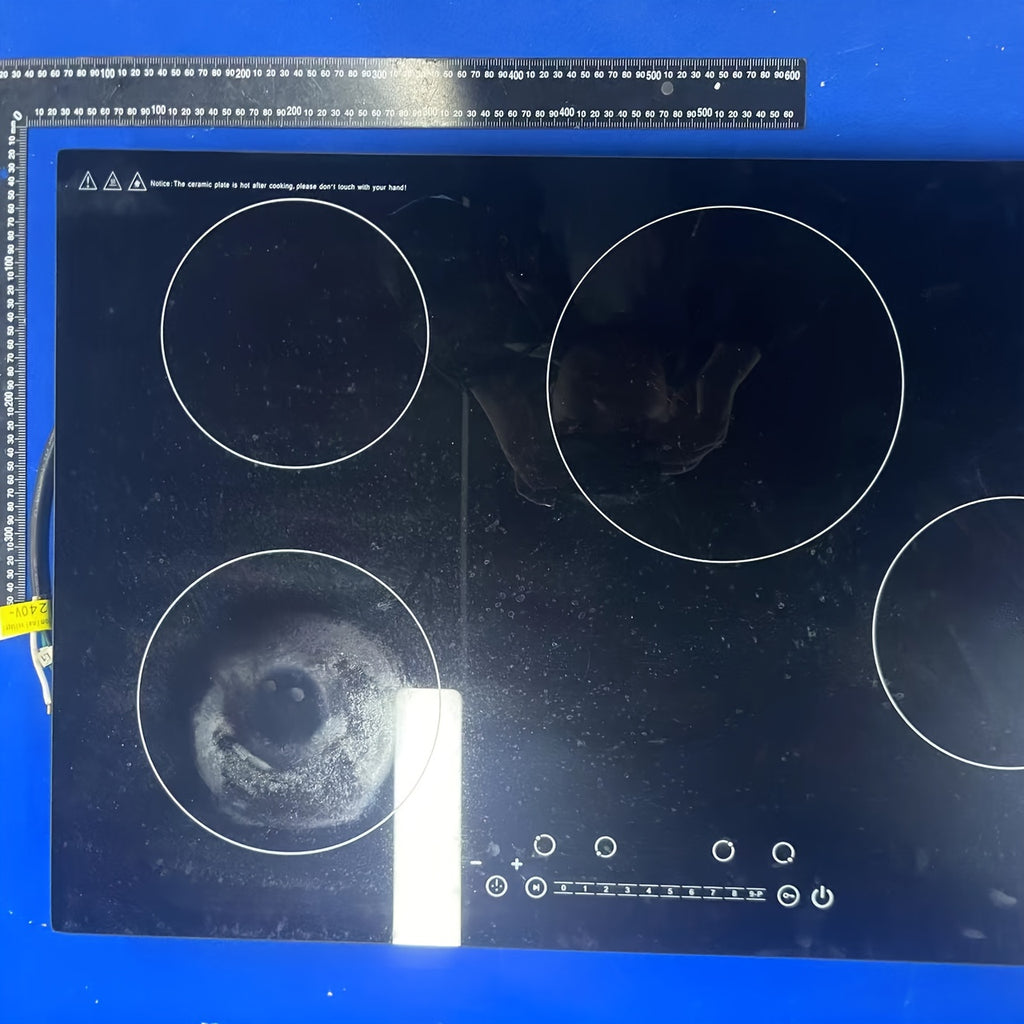 20 Inch Double Induction Cooktop 2 Burner, 2300W Electric Stove Top 120V Portable Countertop Or Built-in, 9 Power Levels, Child Safety Lock, Timer, Fast Boil, Ultra Thin for Kitchen Apartment RV