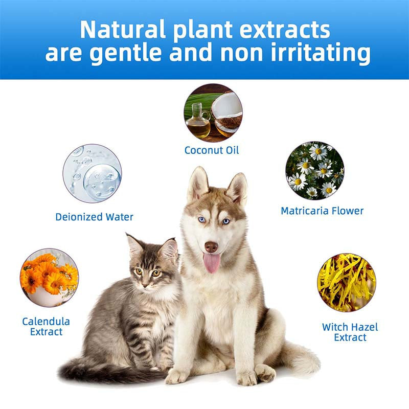 Gentle Pet Ear Wash | Odor-Free Cleaning for Dogs & Cats🌿