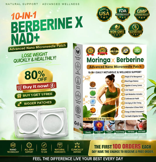 💥𝐆𝐫𝐞𝐞𝐧𝐟𝐞𝐞𝐥® 𝐌𝐨𝐫𝐢𝐧𝐠𝐚×𝐁𝐞𝐫𝐛𝐞𝐫𝐢𝐧𝐞 𝐀𝐝𝐯𝐚𝐧𝐜𝐞𝐝 𝐍𝐚𝐧𝐨 𝐌𝐢𝐜𝐫𝐨𝐧𝐞𝐞𝐝𝐥𝐞 𝐏𝐚𝐭𝐜𝐡 𝟏𝟎-𝐈𝐍-𝟏 𝐃𝐀𝐈𝐋𝐘 𝐌𝐄𝐓𝐀𝐁𝐎𝐋𝐈𝐂 & 𝐖𝐄𝐋𝐋𝐍𝐄𝐒𝐒 𝐒𝐔𝐏𝐏𝐎𝐑𝐓 🍀 | 𝐎𝐧𝐜𝐞 𝐃𝐚𝐢𝐥𝐲, 𝐕𝐢𝐬𝐢𝐛𝐥𝐞 𝐑𝐞𝐬𝐮𝐥𝐭𝐬 𝐢𝐧 𝟕 𝐃𝐚𝐲𝐬 |