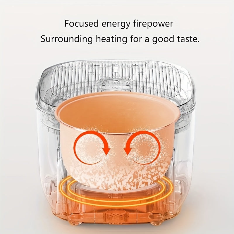 Yalulu Rice Cooker, Smart Electric Cooker, Touch Screen, Digital Display, 3L\u002F 101.44oz Capacity, Can Make, Porridge, Soup, 24-hour Timer And Keep Warm Function, Suitable For Home Use