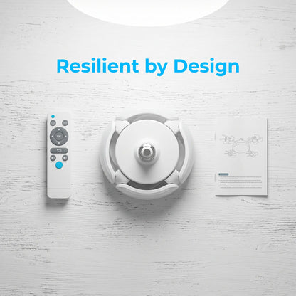 2026 New E27 Socket Ceiling Fan Light - 2-in-1 Silent LED Fan with Remote Control, Energy-Saving Cooling & Lighting Combo for Home Bedroom