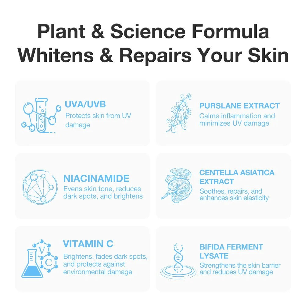 Water-Light Brightening Sunscreen Lotion – Niacinamide Infused