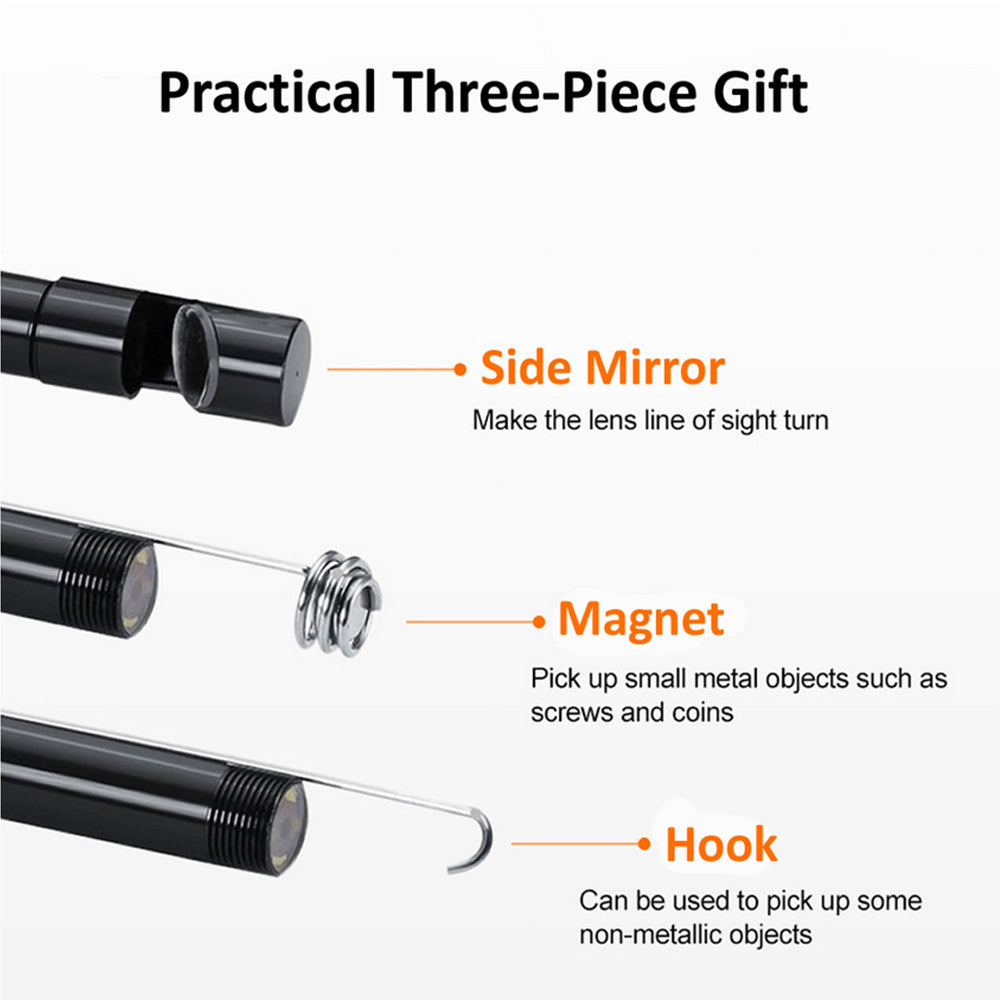 💎 50% OFF! 💎 Plug-and-Play Endoscope Camera – HD 1080p, IP67 Waterproof & Works Directly with iPhone, Android & iPad