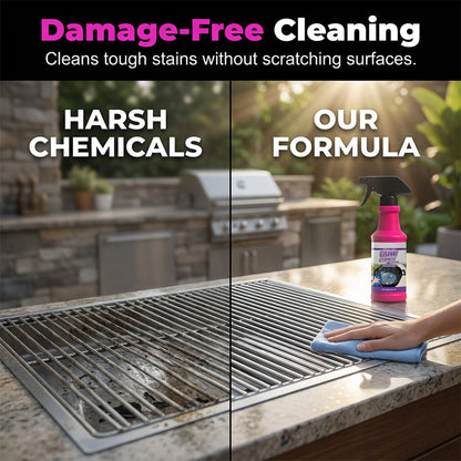 🔥⏰Buy 2 Get 1 Free⏳🔥Fast-Acting Heavy-Duty Grill Degreaser Spray🍢💦