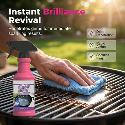 🔥⏰Buy 2 Get 1 Free⏳🔥Fast-Acting Heavy-Duty Grill Degreaser Spray🍢💦