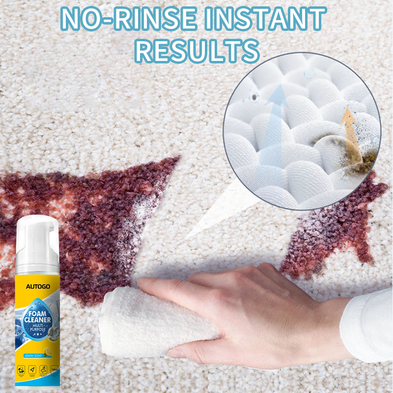 🚗 Car Interior Foam Cleaner ✅ No-Rinse Deep Clean & Multi-Surface Use | Fast Stain Removal ✨ -50% TODAY ONLY 🔥